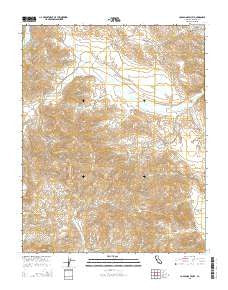 Los Banos Valley California Current topographic map, 1:24000 scale, 7.5 X 7.5 Minute, Year 2015