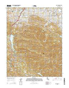 Los Gatos California Current topographic map, 1:24000 scale, 7.5 X 7.5 Minute, Year 2015