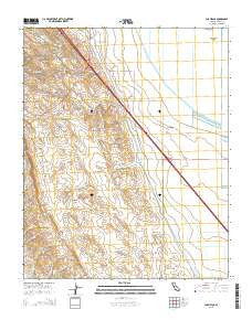 Los Viejos California Current topographic map, 1:24000 scale, 7.5 X 7.5 Minute, Year 2015