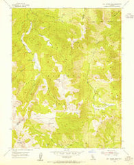 Lost Cannon Peak California Historical topographic map, 1:24000 scale, 7.5 X 7.5 Minute, Year 1954