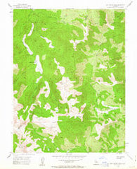 Lost Cannon Peak California Historical topographic map, 1:24000 scale, 7.5 X 7.5 Minute, Year 1954