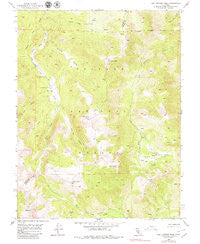 Lost Cannon Peak California Historical topographic map, 1:24000 scale, 7.5 X 7.5 Minute, Year 1954