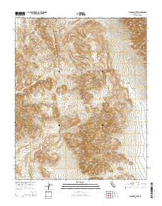 Louisiana Butte California Current topographic map, 1:24000 scale, 7.5 X 7.5 Minute, Year 2015