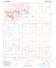 Lovejoy Buttes California Historical topographic map, 1:24000 scale, 7.5 X 7.5 Minute, Year 1957