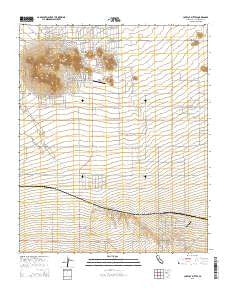 Lovejoy Buttes California Current topographic map, 1:24000 scale, 7.5 X 7.5 Minute, Year 2015