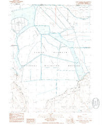 Lower Klamath Lake California Historical topographic map, 1:24000 scale, 7.5 X 7.5 Minute, Year 1985