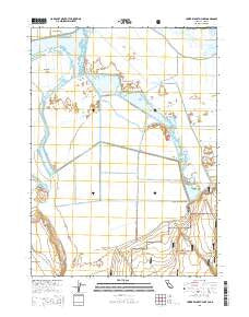 Lower Klamath Lake California Current topographic map, 1:24000 scale, 7.5 X 7.5 Minute, Year 2015