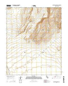 Lower Warm Springs California Current topographic map, 1:24000 scale, 7.5 X 7.5 Minute, Year 2015