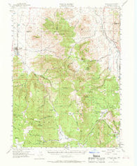 Loyalton California Historical topographic map, 1:62500 scale, 15 X 15 Minute, Year 1955