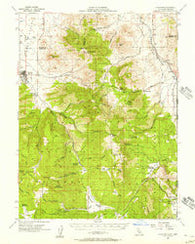 Loyalton California Historical topographic map, 1:62500 scale, 15 X 15 Minute, Year 1955