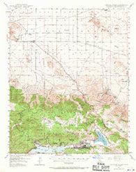 Lucerne Valley California Historical topographic map, 1:62500 scale, 15 X 15 Minute, Year 1947