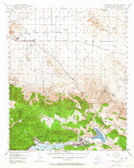 Lucerne Valley California Historical topographic map, 1:62500 scale, 15 X 15 Minute, Year 1947