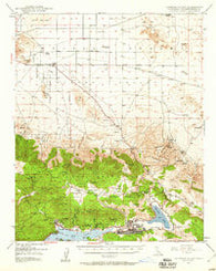 Lucerne Valley California Historical topographic map, 1:62500 scale, 15 X 15 Minute, Year 1947