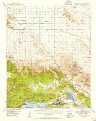 Lucerne Valley California Historical topographic map, 1:62500 scale, 15 X 15 Minute, Year 1947