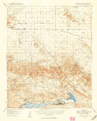 Lucerne Valley California Historical topographic map, 1:62500 scale, 15 X 15 Minute, Year 1949