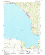 Lucerne California Historical topographic map, 1:24000 scale, 7.5 X 7.5 Minute, Year 1958