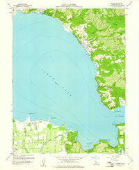 Lucerne California Historical topographic map, 1:24000 scale, 7.5 X 7.5 Minute, Year 1958