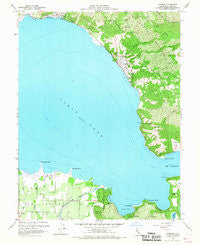 Lucerne California Historical topographic map, 1:24000 scale, 7.5 X 7.5 Minute, Year 1958