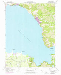 Lucerne California Historical topographic map, 1:24000 scale, 7.5 X 7.5 Minute, Year 1958