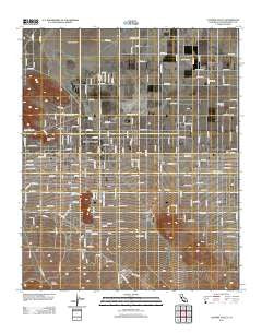 Lucerne Valley California Historical topographic map, 1:24000 scale, 7.5 X 7.5 Minute, Year 2012