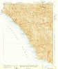 Lucia California Historical topographic map, 1:62500 scale, 15 X 15 Minute, Year 1921