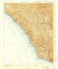 Lucia California Historical topographic map, 1:62500 scale, 15 X 15 Minute, Year 1921