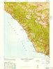 Lucia California Historical topographic map, 1:62500 scale, 15 X 15 Minute, Year 1947
