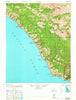 Lucia California Historical topographic map, 1:62500 scale, 15 X 15 Minute, Year 1947