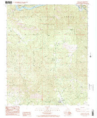 Luckett Mountain California Historical topographic map, 1:24000 scale, 7.5 X 7.5 Minute, Year 1987