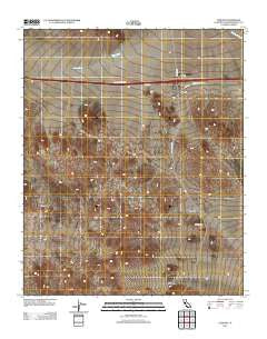 Ludlow California Historical topographic map, 1:24000 scale, 7.5 X 7.5 Minute, Year 2012