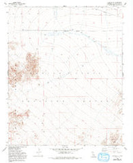 Ludlow SE California Historical topographic map, 1:24000 scale, 7.5 X 7.5 Minute, Year 1954