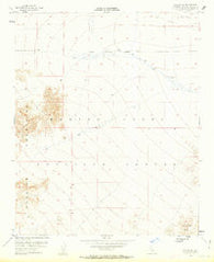 Ludlow SE California Historical topographic map, 1:24000 scale, 7.5 X 7.5 Minute, Year 1954