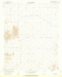 Ludlow SE California Historical topographic map, 1:24000 scale, 7.5 X 7.5 Minute, Year 1954