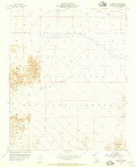 Ludlow SE California Historical topographic map, 1:24000 scale, 7.5 X 7.5 Minute, Year 1954