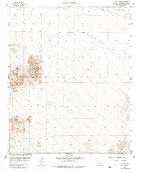 Ludlow SE California Historical topographic map, 1:24000 scale, 7.5 X 7.5 Minute, Year 1954