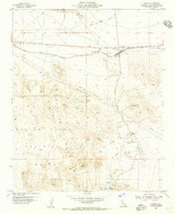 Ludlow California Historical topographic map, 1:24000 scale, 7.5 X 7.5 Minute, Year 1955