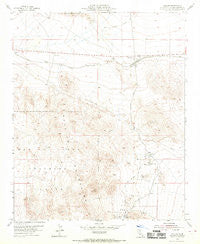 Ludlow California Historical topographic map, 1:24000 scale, 7.5 X 7.5 Minute, Year 1955