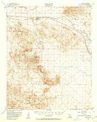 Ludlow California Historical topographic map, 1:62500 scale, 15 X 15 Minute, Year 1955