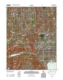 Lundy California Historical topographic map, 1:24000 scale, 7.5 X 7.5 Minute, Year 2012