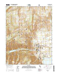 Lundy California Current topographic map, 1:24000 scale, 7.5 X 7.5 Minute, Year 2015