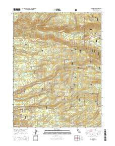 Lyonsville California Current topographic map, 1:24000 scale, 7.5 X 7.5 Minute, Year 2015