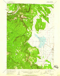 Macdoel California Historical topographic map, 1:62500 scale, 15 X 15 Minute, Year 1954