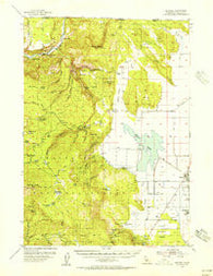 Macdoel California Historical topographic map, 1:62500 scale, 15 X 15 Minute, Year 1954