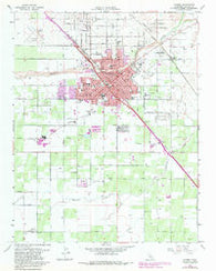 Madera California Historical topographic map, 1:24000 scale, 7.5 X 7.5 Minute, Year 1963