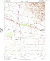 Madison California Historical topographic map, 1:24000 scale, 7.5 X 7.5 Minute, Year 1953