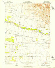 Madison California Historical topographic map, 1:24000 scale, 7.5 X 7.5 Minute, Year 1953