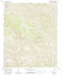 Madulce Peak California Historical topographic map, 1:24000 scale, 7.5 X 7.5 Minute, Year 1964