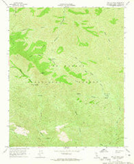 Madulce Peak California Historical topographic map, 1:24000 scale, 7.5 X 7.5 Minute, Year 1964