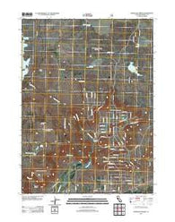 Mahogany Ridge California Historical topographic map, 1:24000 scale, 7.5 X 7.5 Minute, Year 2012