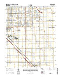 Malaga California Current topographic map, 1:24000 scale, 7.5 X 7.5 Minute, Year 2015